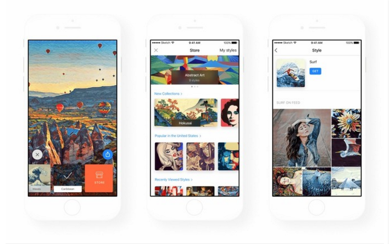 Ứng dụng Prisma sẽ cho phép người dùng tự tạo bộ lọc