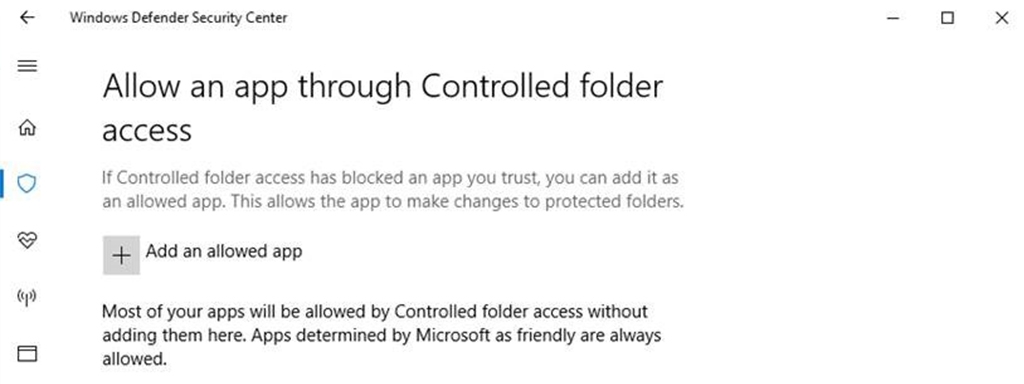 Hướng dẫn kích hoạt Controlled Folder Access