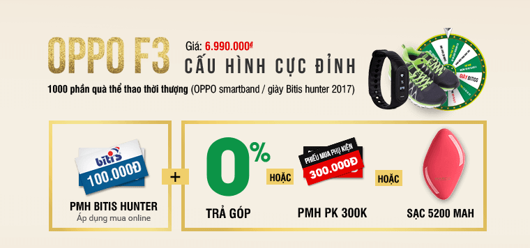 Smartphone Oppo cho trả góp 0%: Chờ gì nữa?