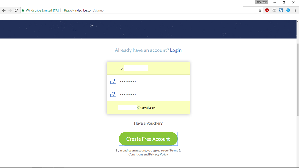 Hướng dẫn nhận 60GB Windscribe VPN miễn phí