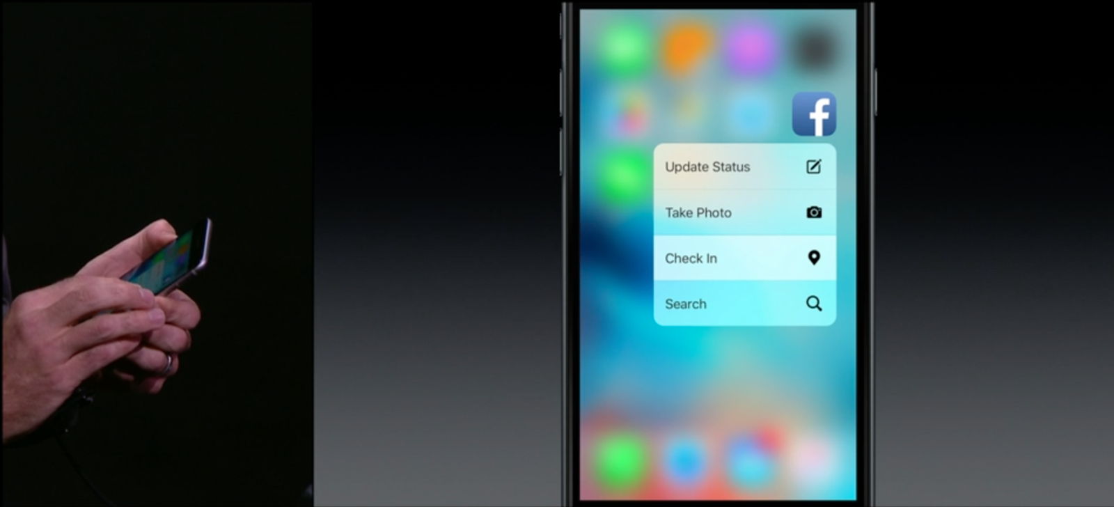 Cảm ứng lực 3D Touch là trợ thủ đắc lực của iPhone Cảm ứng lực 3D Touch là trợ thủ đắc lực của iPhone