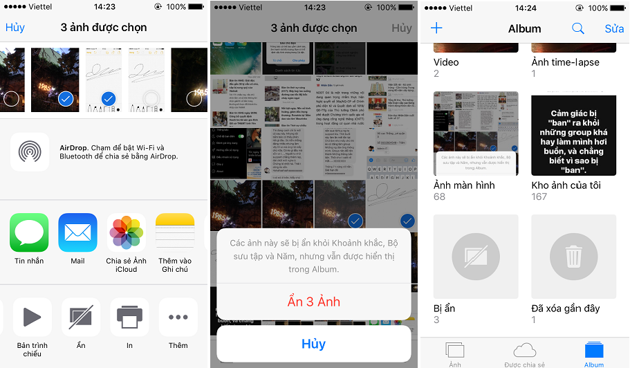 Hướng dẫn ẩn và giấu ảnh bí mật cực an toàn trên iOS