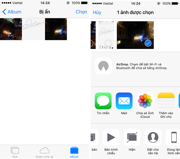 Hướng dẫn ẩn và giấu ảnh bí mật cực an toàn trên iOS