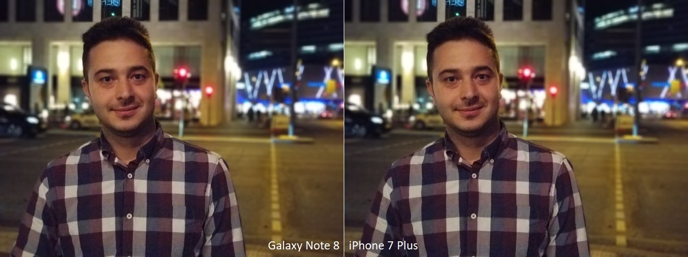 So sánh ảnh chụp của Note 8 và iPhone 7 Plus