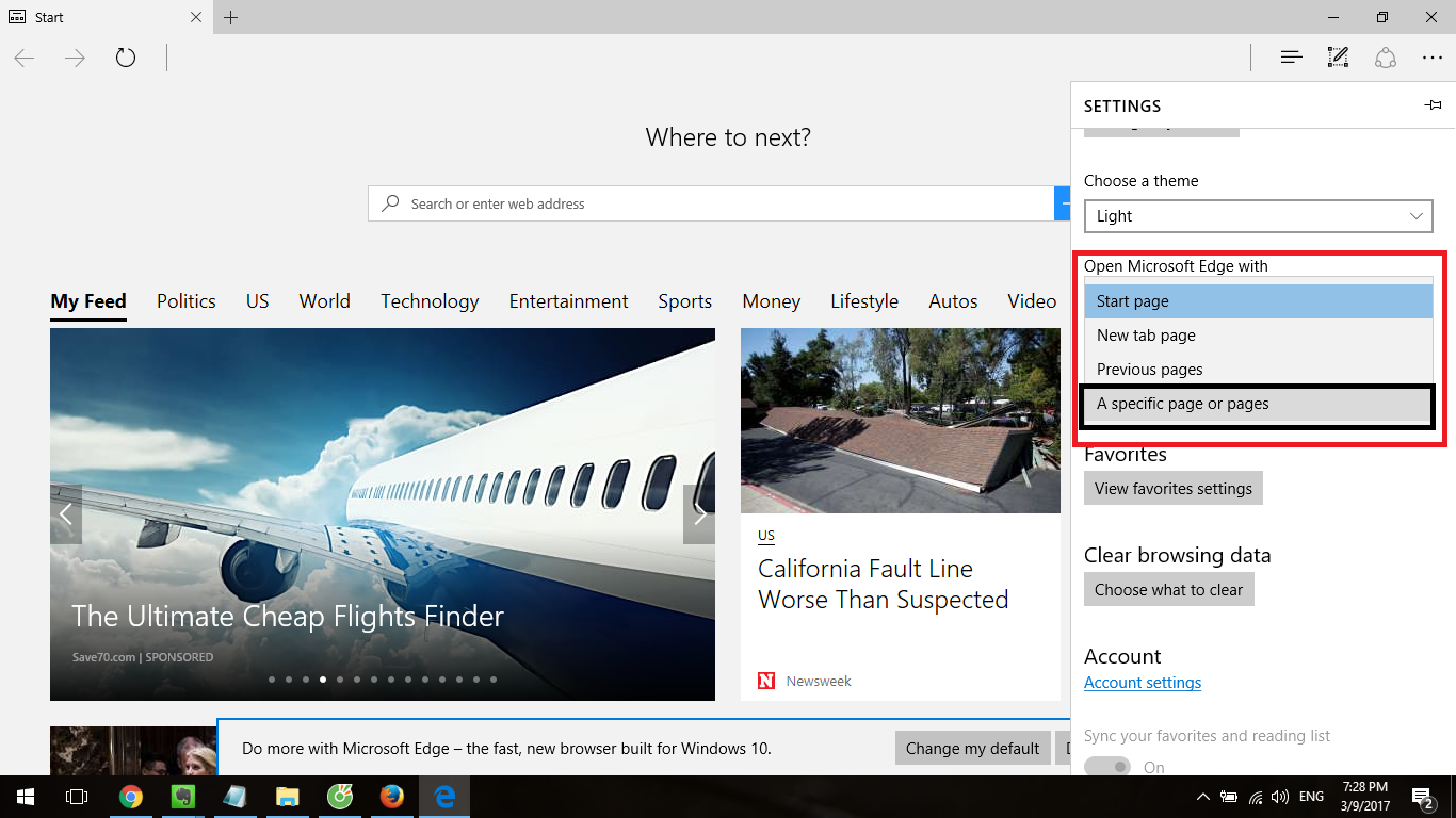 Cách để trình duyệt tự vào Facebook mỗi khi mở Cách để trình duyệt tự vào Facebook mỗi khi mở