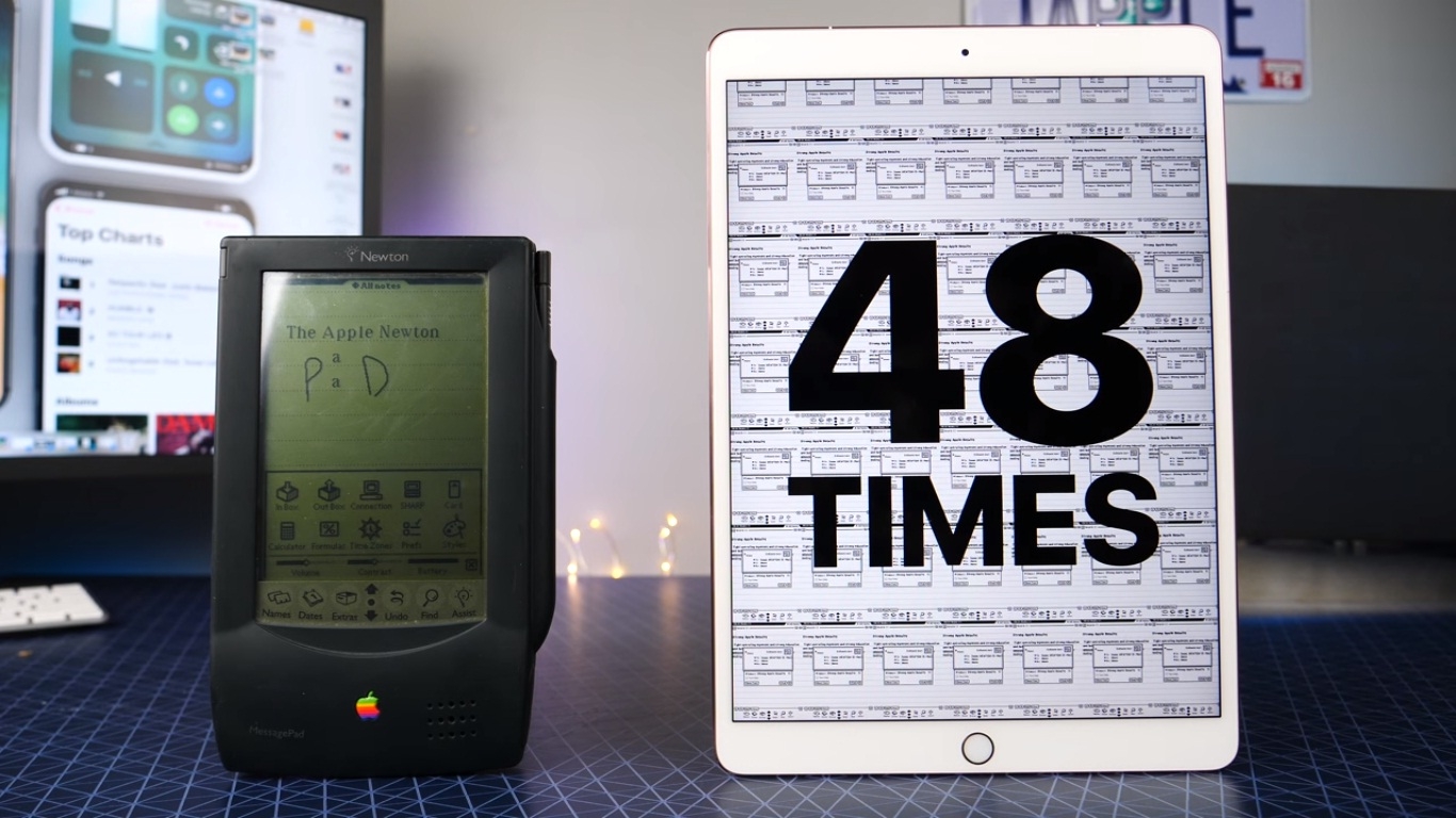 Apple Newton và iPad Pro 10.5: Già gân và người mới