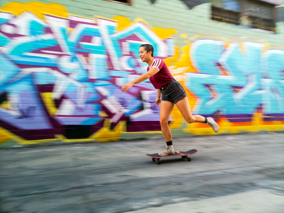 Một bức ảnh được chụp từ Infinix Zero 4 theo phong cách panning