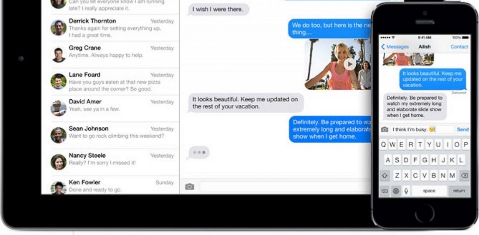 Không thể đồng bộ với iMessages Không thể đồng bộ với iMessages