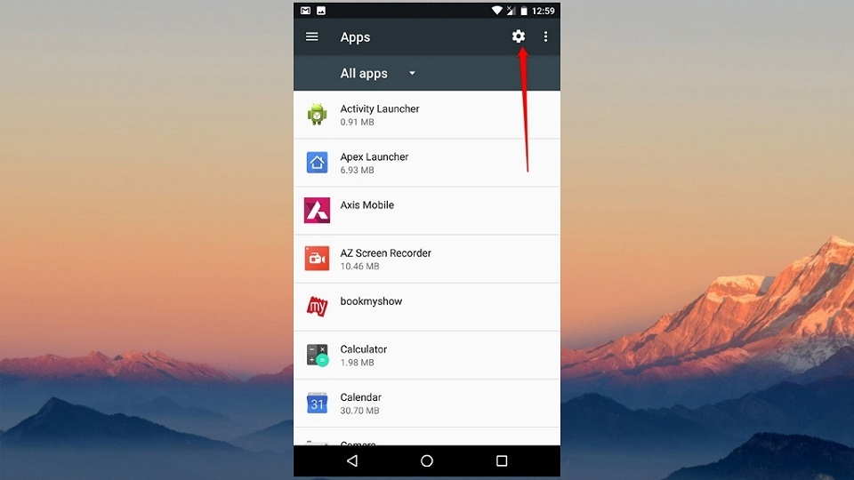 Tắt lớp phủ màn hình trên Android (Bước 1)