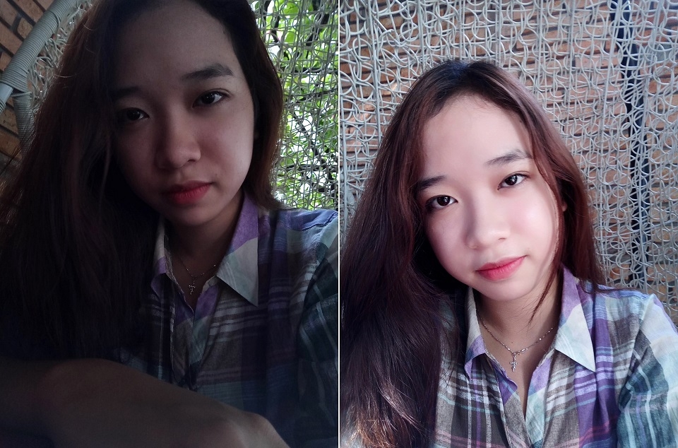 Khả năng selfie OPPO F1s 2017 khi có flash Khả năng selfie OPPO F1s 2017 khi có flash