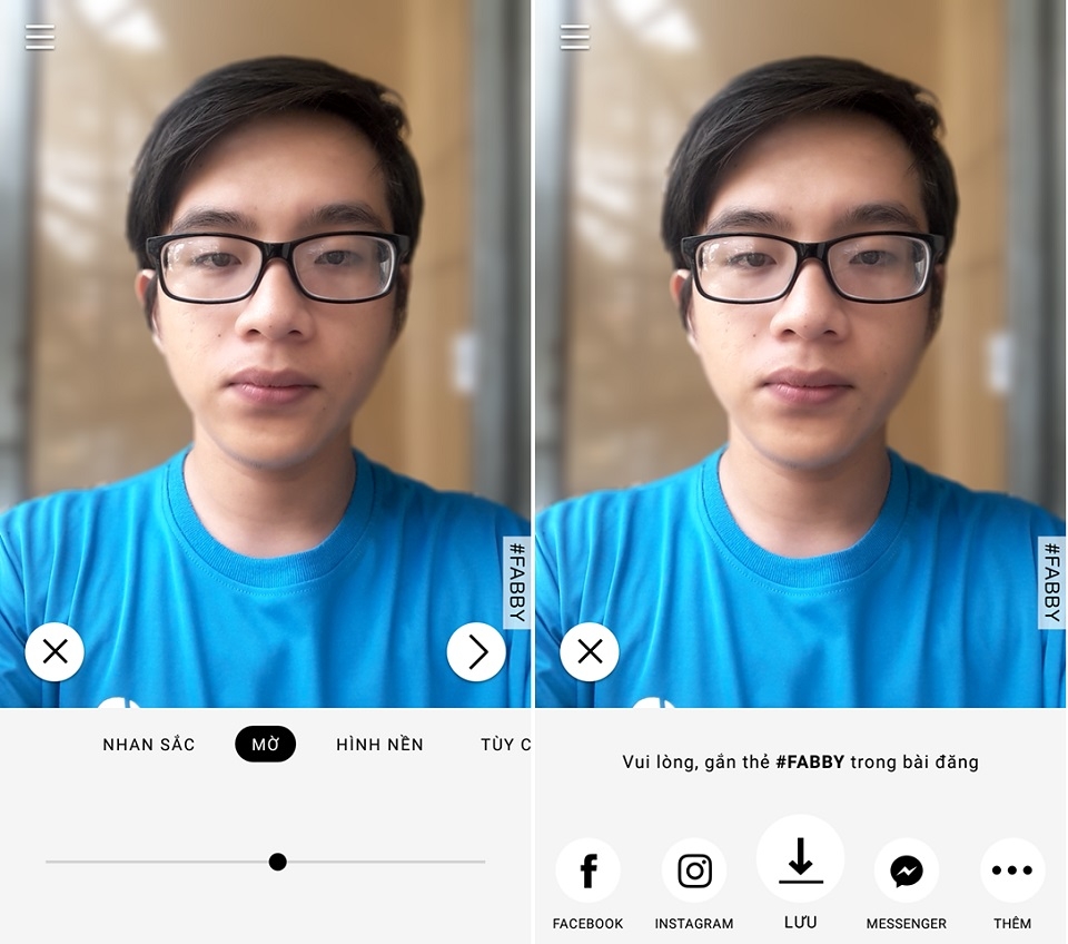 Hướng dẫn chụp ảnh selfie xóa phông