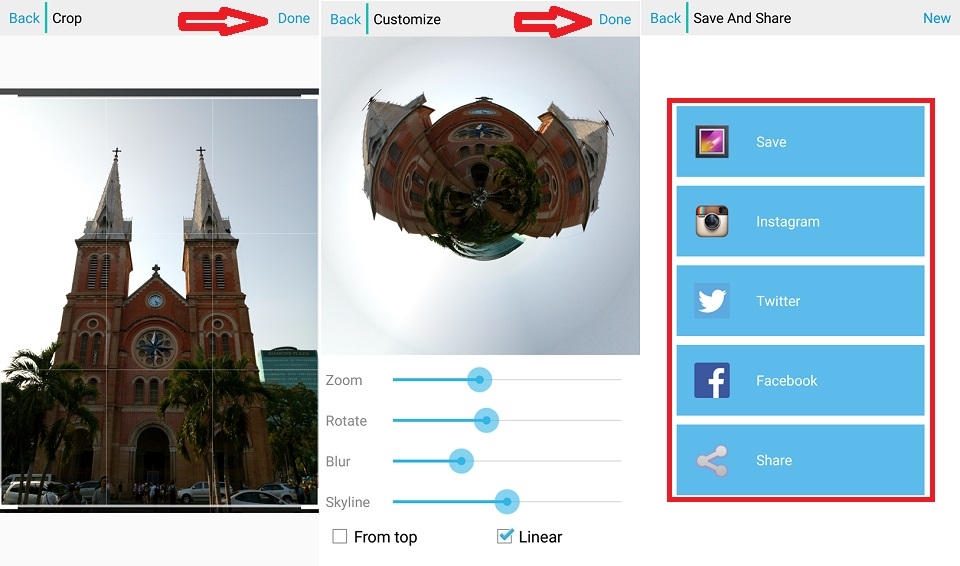 Hướng dẫn tạo ảnh hiệu ứng tiểu hành tinh