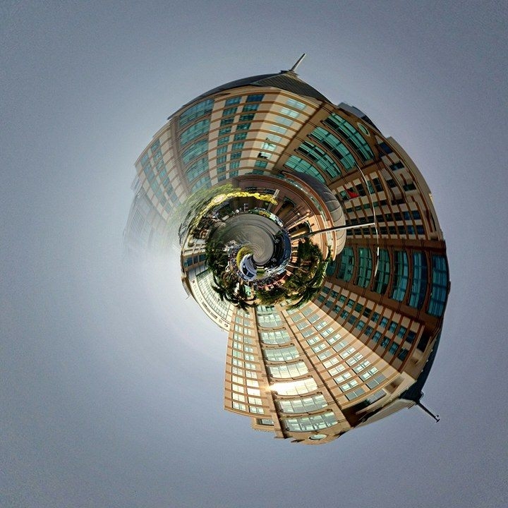 Hướng dẫn tạo ảnh hiệu ứng tiểu hành tinh (Ảnh mẫu 1)