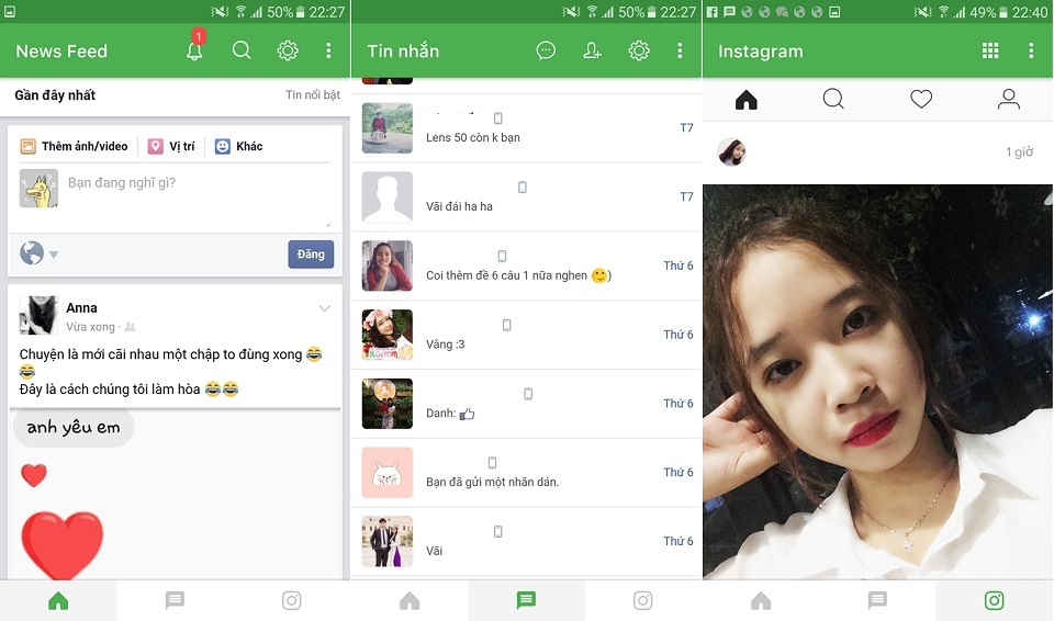 Cách gộp Instagram, Messenger và Facebook Cách gộp Instagram, Messenger và Facebook