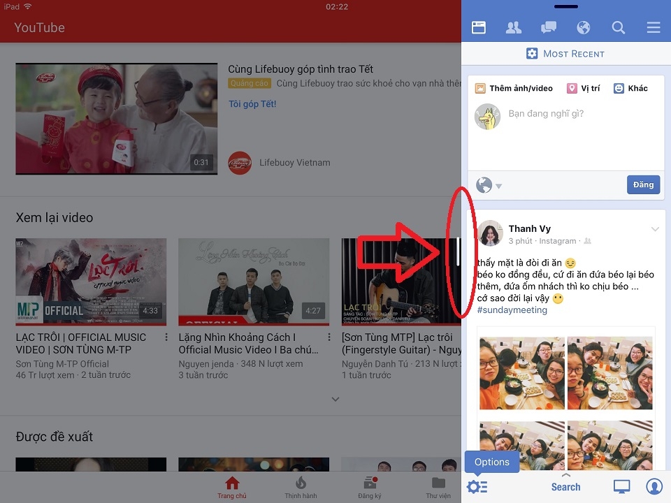 Hướng dẫn sử dụng đa nhiệm chia đôi màn hình trên iPad Hướng dẫn sử dụng đa nhiệm chia đôi màn hình trên iPad
