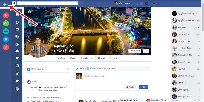 Đổi giao diện Facebook 1