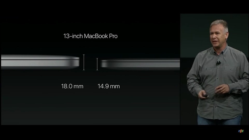 Macbook Pro mỏng hơn