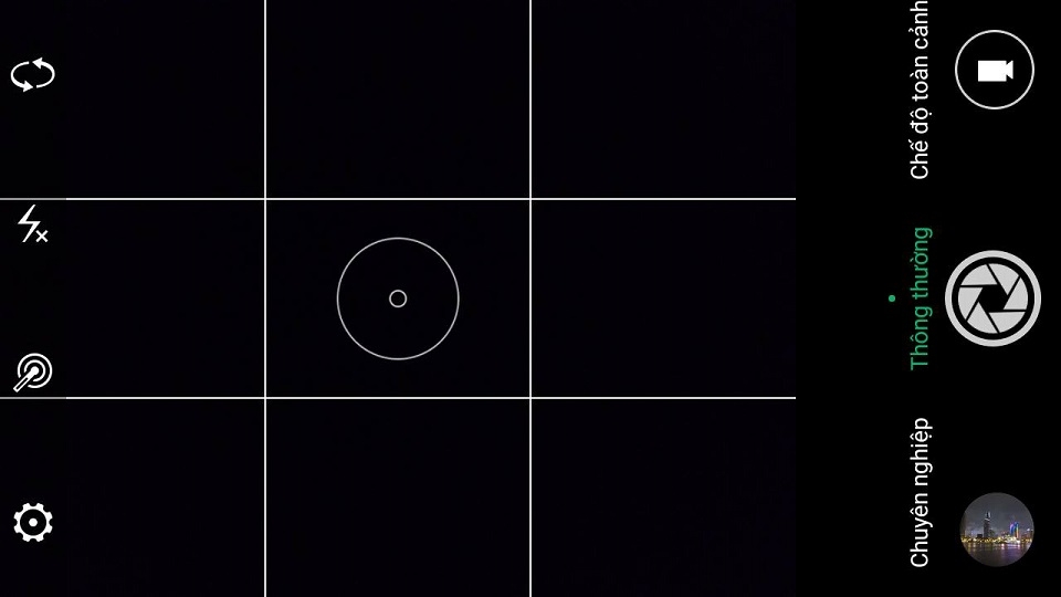 Đánh giá Infinix Hot S giao diện camera