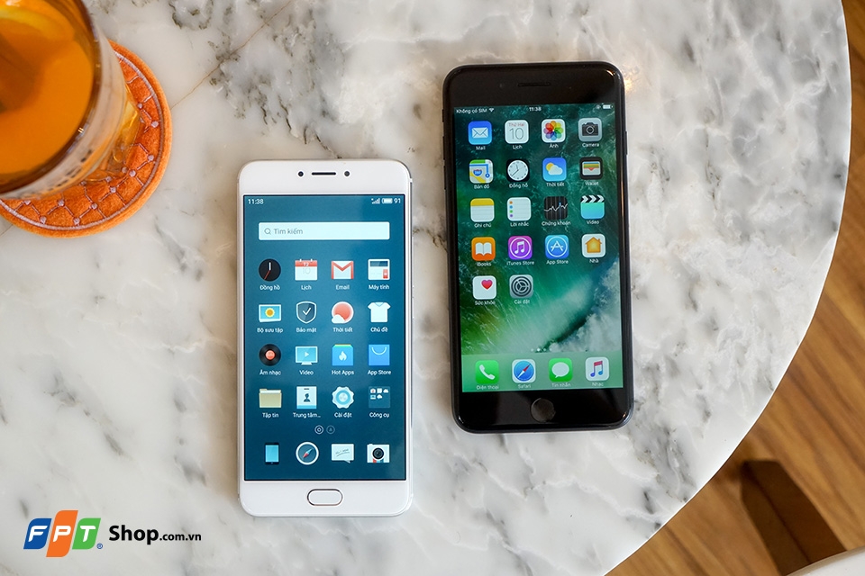 meizu mx6 vs iphone 7 plus 30