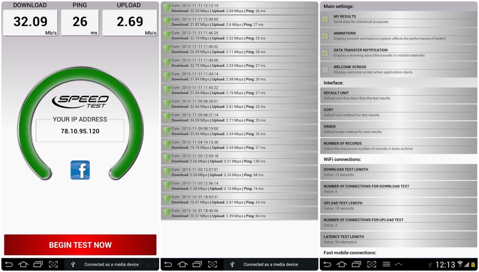 Internet Speed Meter Lite