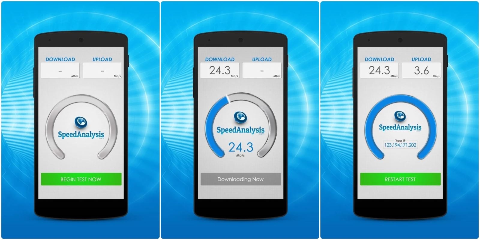 SpeedAnalysis Speed Test