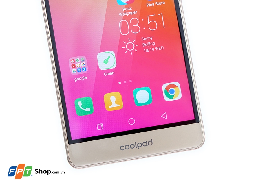 Cạnh dưới mặt trước Coolpad Sky 3 Pro