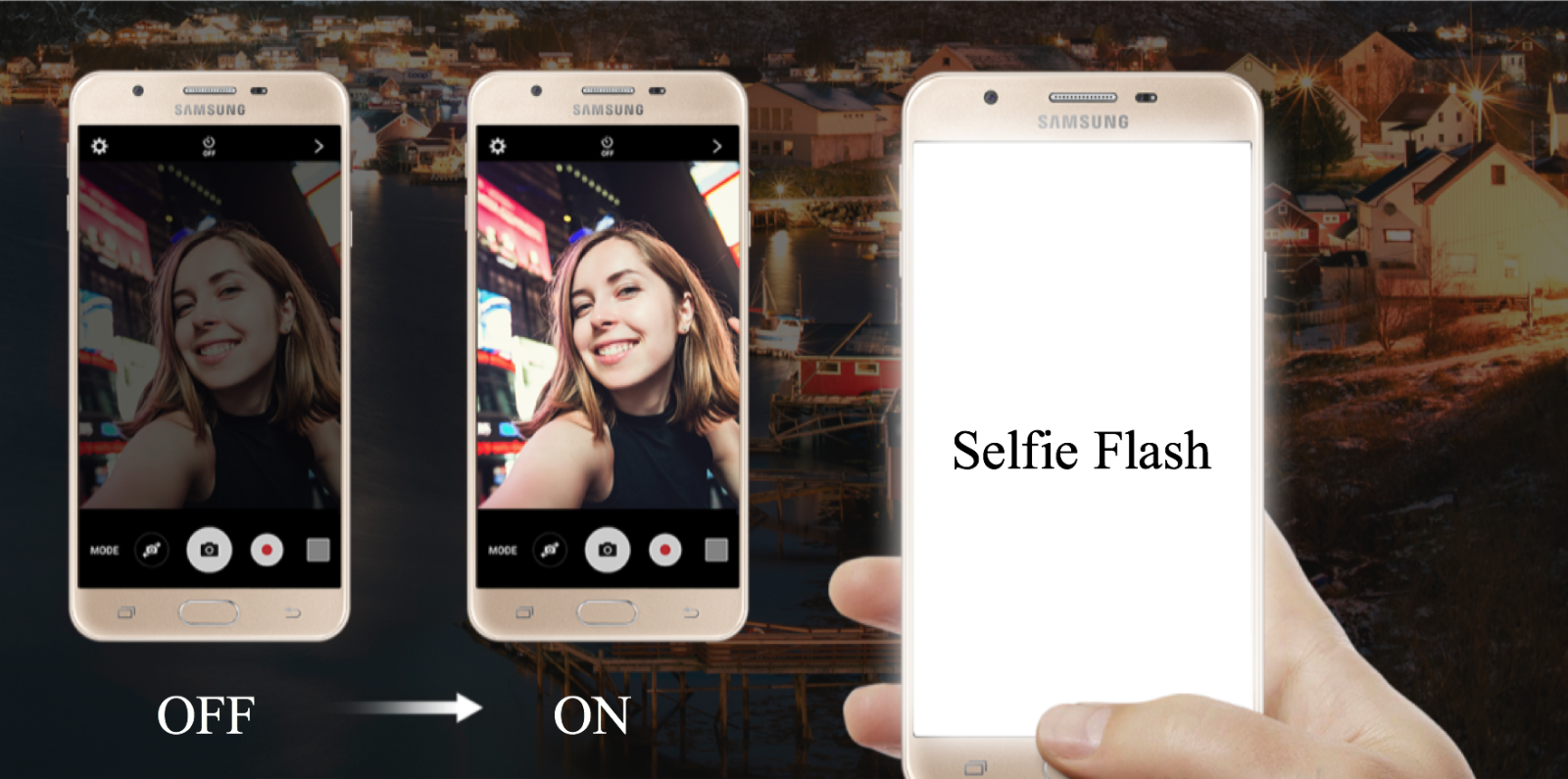 Selfie flash Galaxy J5 Prime Selfie flash Galaxy J5 Prime