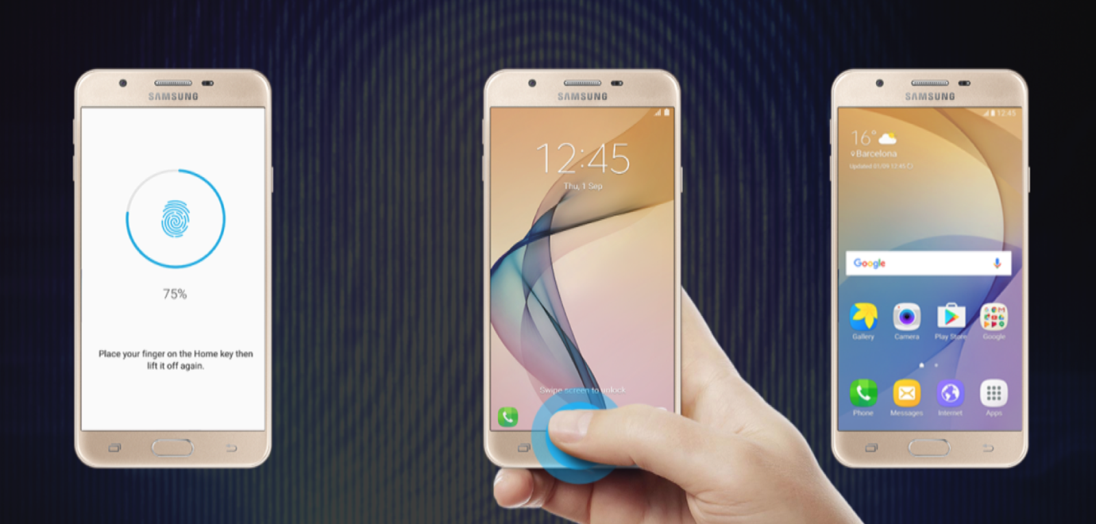 Cảm biến vân tay J5 Prime Cảm biến vân tay J5 Prime