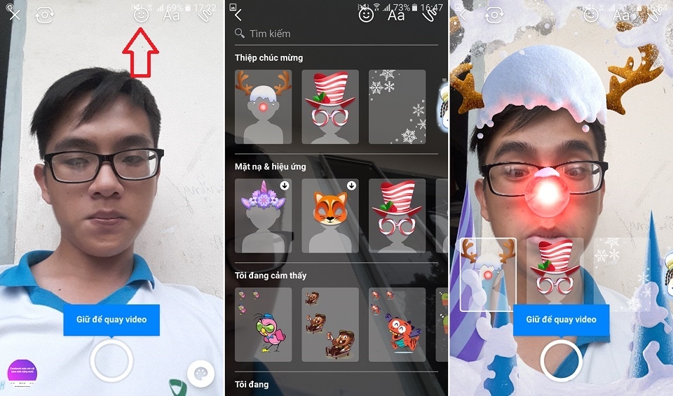 Sử dụng tính năng camera trên Facebook Messenger Sử dụng tính năng camera trên Facebook Messenger