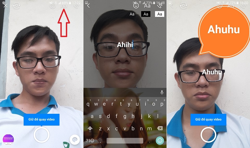 Sử dụng một vài tính năng camera trên Facebook Messenger Sử dụng một vài tính năng camera trên Facebook Messenger