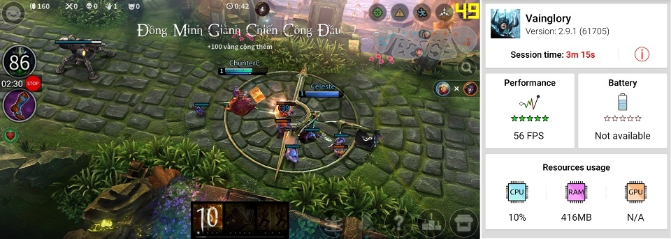 Đánh giá nhanh khả năng trải nghiệm game của Huawei Nova 2i (Ảnh 6)