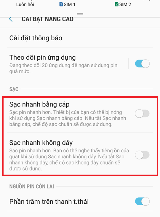 Hướng dẫn tắt tính năng sạc nhanh smartphone Samsung (Ảnh 4)