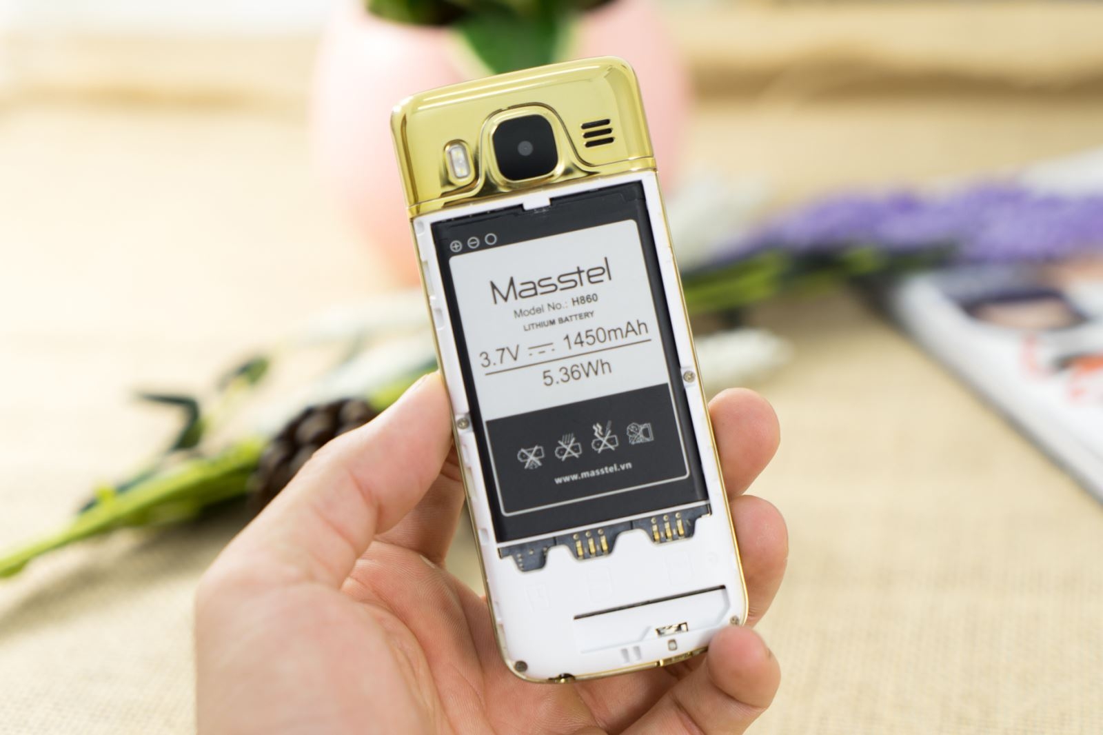 Masstel H860 Mạ Vàng 24K, (Ảnh 11)