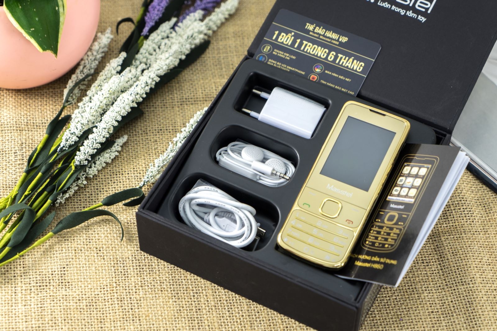 Masstel H860 Mạ Vàng 24K, (Ảnh 1)