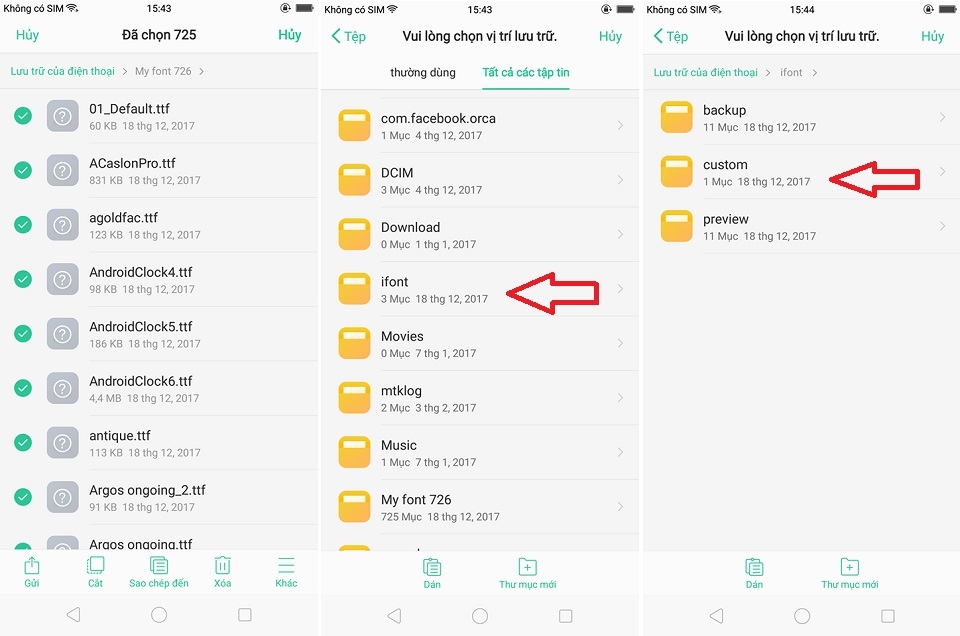 Đổi font chữ điện thoại OPPO F5 (Ảnh 3) Đổi font chữ điện thoại OPPO F5 (Ảnh 3)