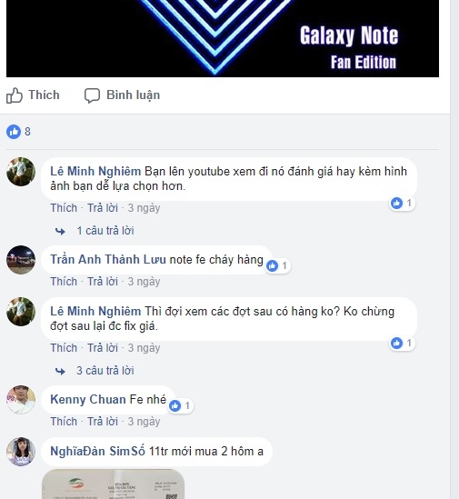 Giải mã cơn sốt Samsung Galaxy Note FE Giải mã cơn sốt Samsung Galaxy Note FE