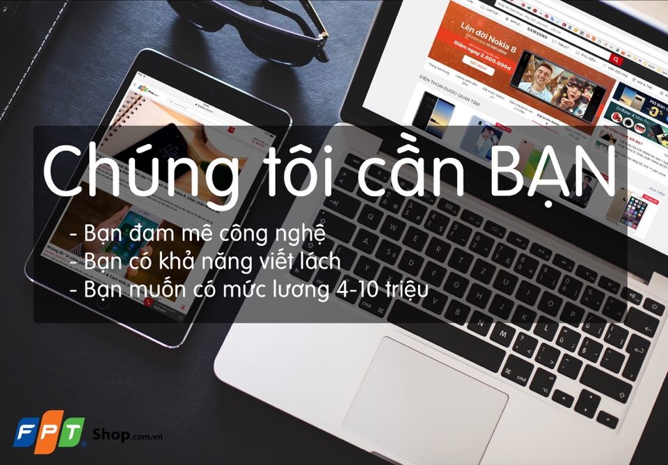 Tuyển Cộng tác viên viết bài cho trang tin công nghệ Tuyển Cộng tác viên viết bài cho trang tin công nghệ