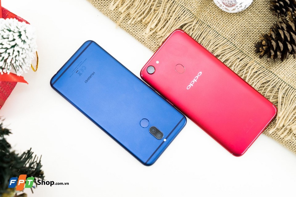 OPPO F5 Red và Huawei Nova 2i (Ảnh 3)