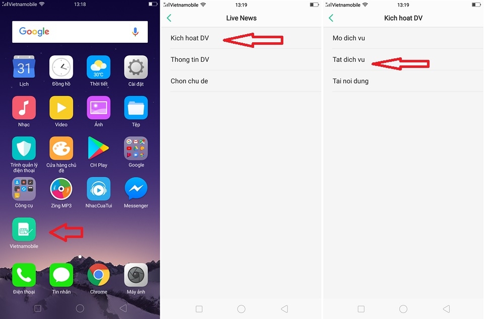 Hướng dẫn tắt quảng cáo trên Thánh Sim Vietnamobile Hướng dẫn tắt quảng cáo trên Thánh Sim Vietnamobile