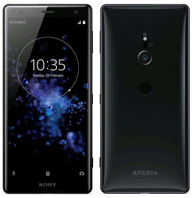 Sony Xperia XZ2 xuất hiện ảnh render chính thức (Ảnh 1)