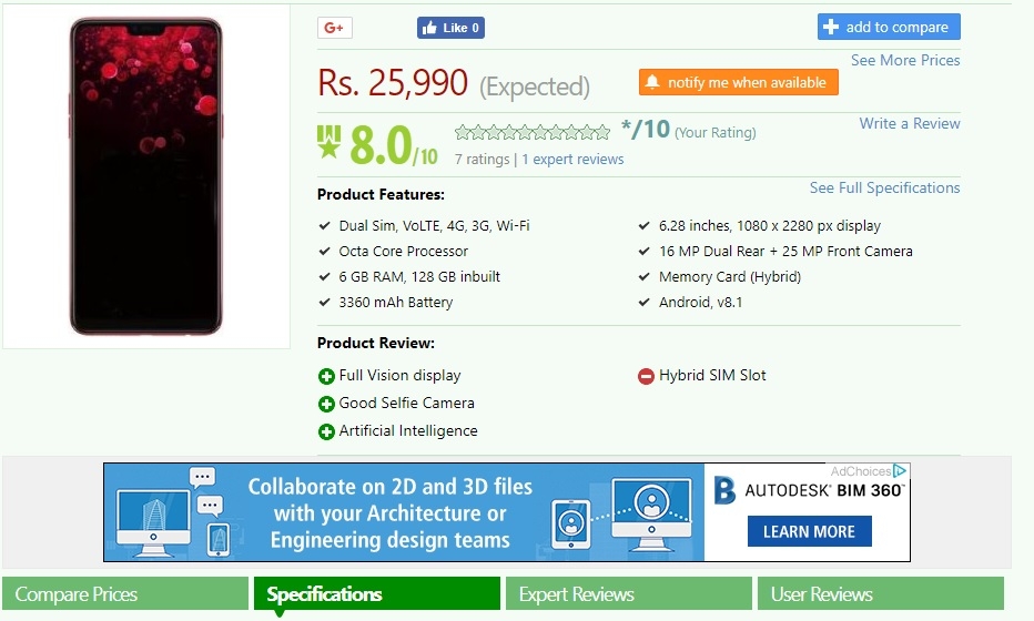 Những điều cần biết về OPPO F7 sắp ra mắt (Ảnh 6) Những điều cần biết về OPPO F7 sắp ra mắt (Ảnh 6)