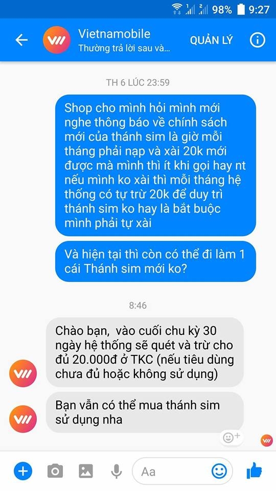 Giải đáp thắc mắc về chính sách mới của Thánh SIM (Ảnh 2)
