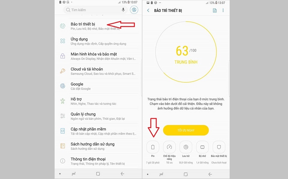 Cách tắt tính năng sạc nhanh trên Samsung Galaxy S9 (Ảnh 1)
