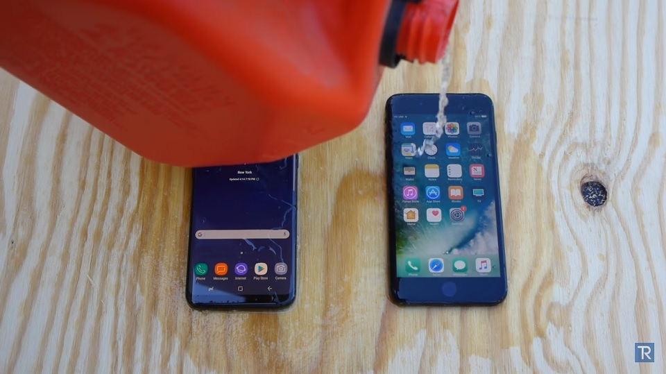 Galaxy S8 Plus & iPhone 7 Plus tiếp tục bị nướng chín