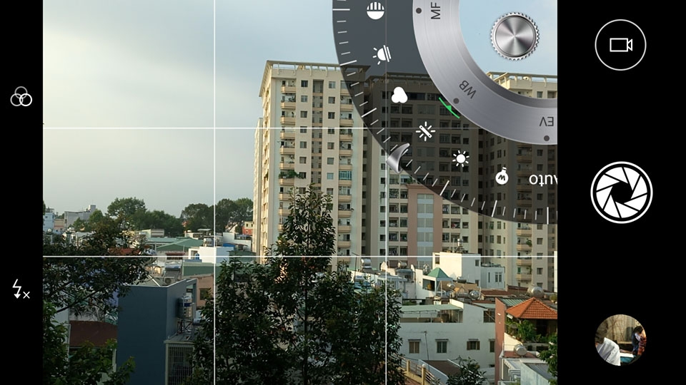 Giao diện điều chỉnh WB