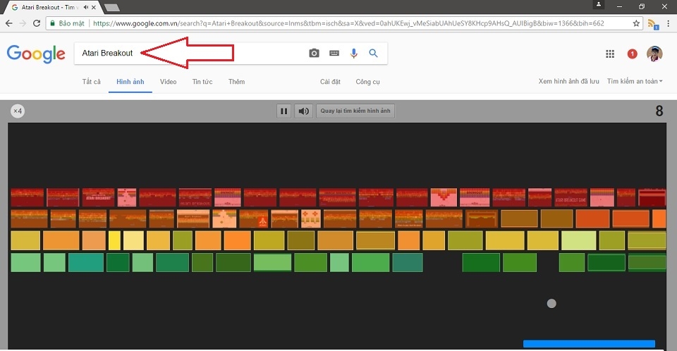 Hướng dẫn chơi game trên giao diện chính của Google (Ảnh 1) Hướng dẫn chơi game trên giao diện chính của Google (Ảnh 1)