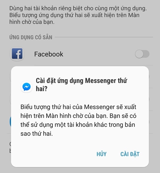 Tính năng Dual-App trên Samsung Galaxy J7 Pro (Ảnh 2) Tính năng Dual-App trên Samsung Galaxy J7 Pro (Ảnh 2)