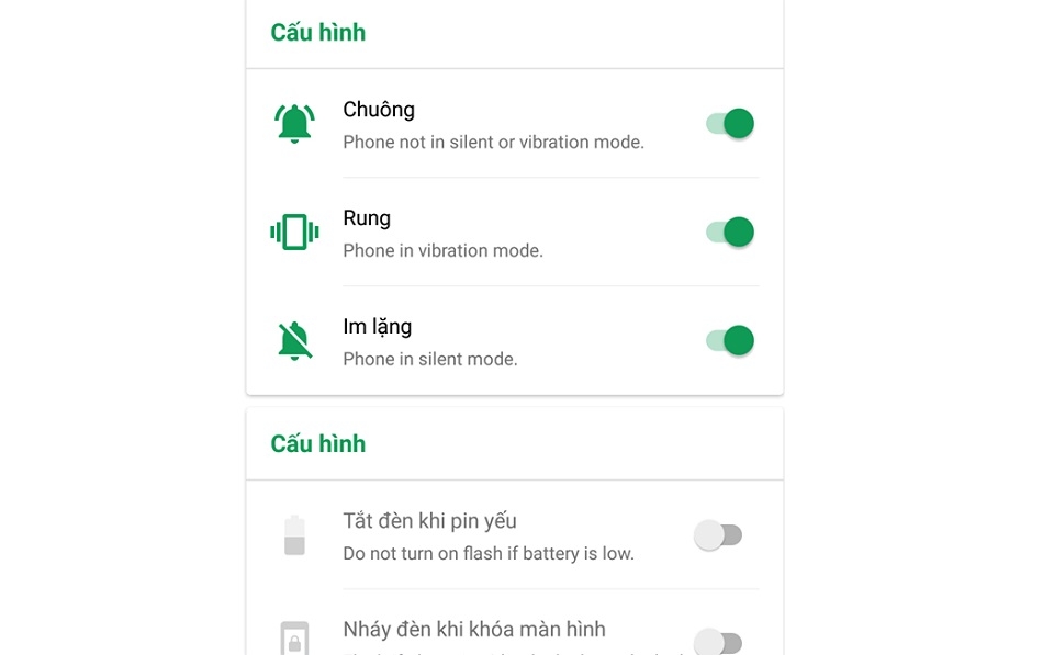 Hướng dẫn bạn cách bật tính năng nháy đèn flash led khi có cuộc gọi (Bước 3) Hướng dẫn bạn cách bật tính năng nháy đèn flash led khi có cuộc gọi (Bước 3)