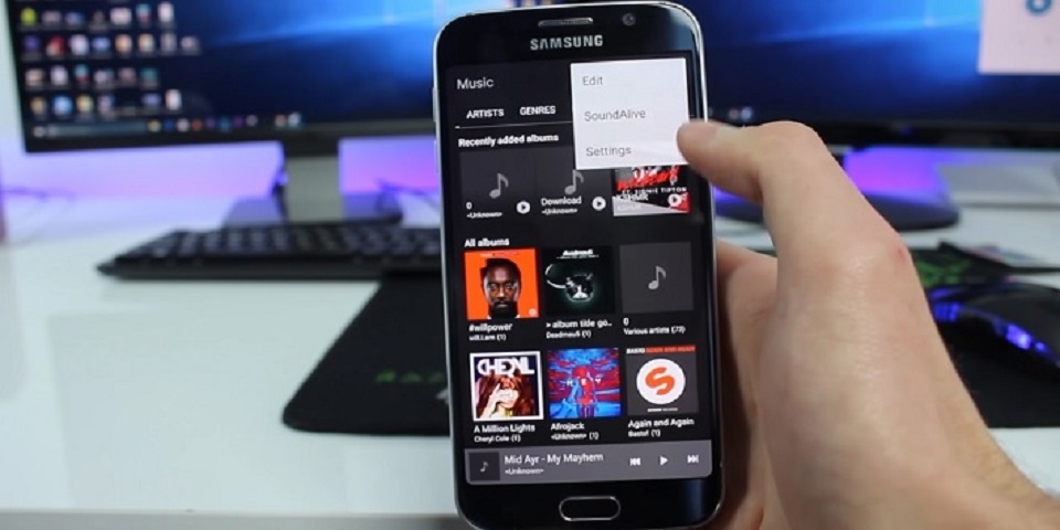 Hướng dẫn cài đặt ứng dụng độc quyền Galaxy S8 (Ảnh minh họa) Hướng dẫn cài đặt ứng dụng độc quyền Galaxy S8 (Ảnh minh họa)