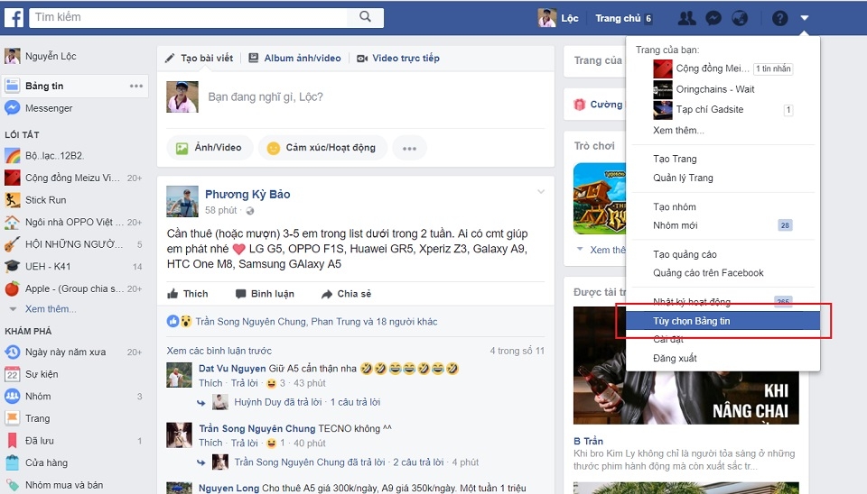 Unfollow/bỏ theo dõi cùng lúc nhiều người Facebook (Ảnh 1) Unfollow/bỏ theo dõi cùng lúc nhiều người Facebook (Ảnh 1)